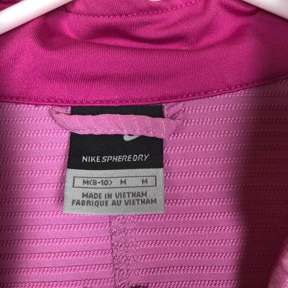 Nike Sphere Dry Pink Jacket Windbreaker Zip Front - Picture 6 of 8